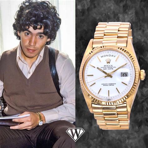 maradona due rolex|maradona and ronaldo watches.